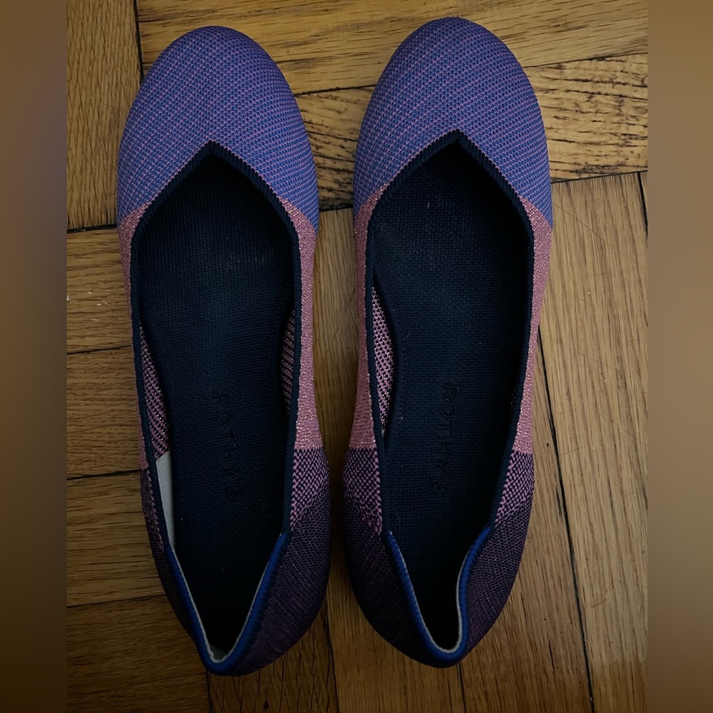 Purple Rothy's Flats